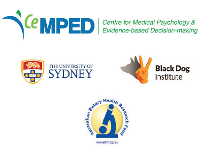 Partners: CeMPED, University of Sydney, Black Dog Institute, Australian Rotary Health Research Fund
